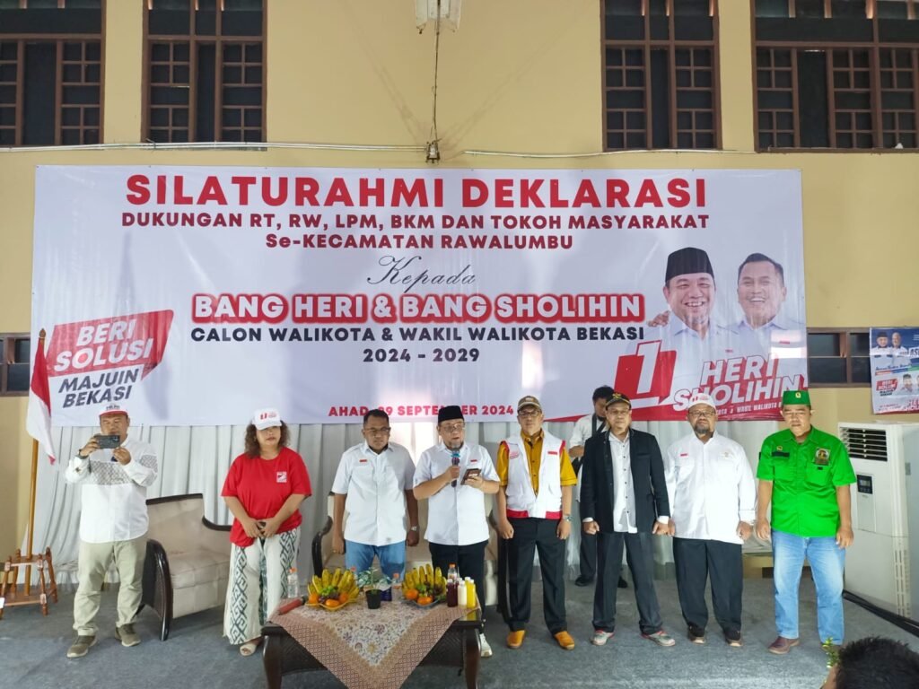Dukungan 850 tokoh Rawalumbu