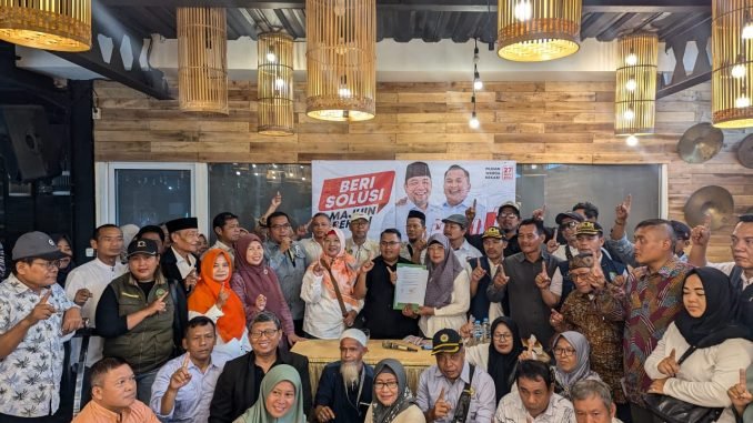 Deklarasi BKM Kota Bekasi mendukung pasangan Heri-Sholihin di Pilkada 2024.