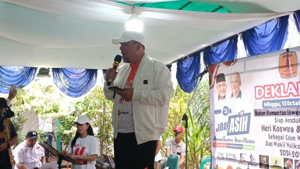Heri Koswara berbicara mengenai komitmen kerja di Pilkada Bekasi 2024.