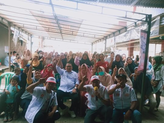 dukungan kemenangan untuk Heri-Sholihin dari warga jatimelati