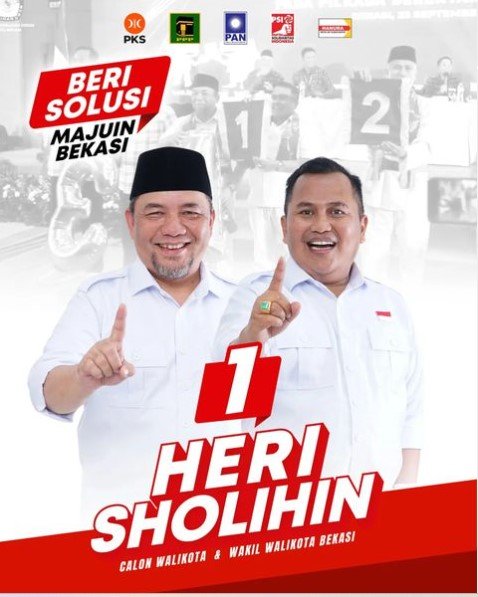 Sholihin Calon Wakil Wali Kota Bekasi 2024