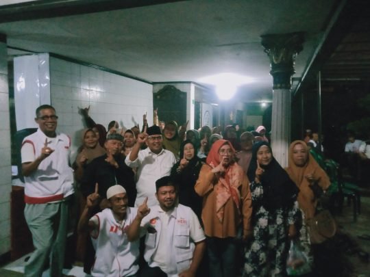 Heri-Sholihin mengajak warga untuk memilih Pemimpin Bekasi Bebas Korupsi