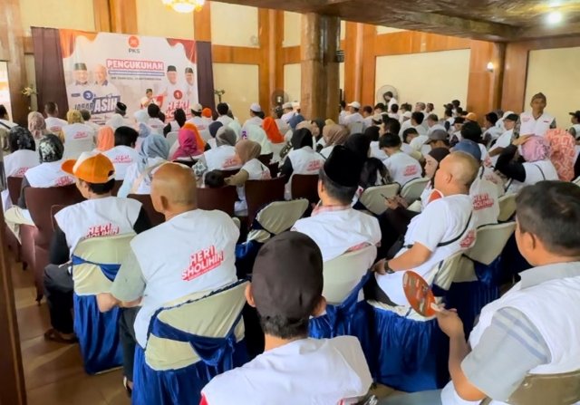 Deklarasi kemenangan Heri Sholihin,cdukungan 250 tokoh masyarakat Medansatria untuk Heri-Sholihin di Pilkada Bekasi 2024.
